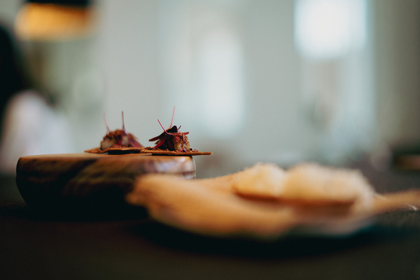 amuses bouche au restaurant L'Ostal à Clermont-Ferrand