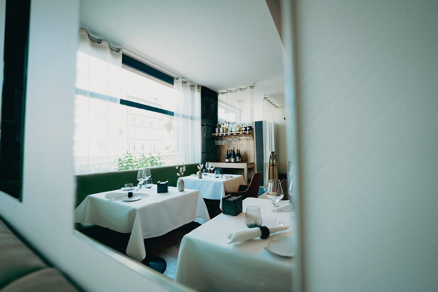salle au restaurant gastronomique étoilé L'Ostal à Clermont-Ferrand