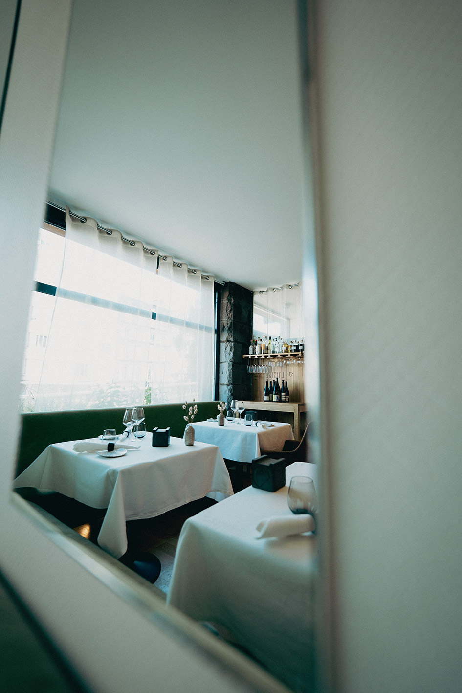 salle au restaurant gastronomique étoilé L'Ostal à Clermont-Ferrand